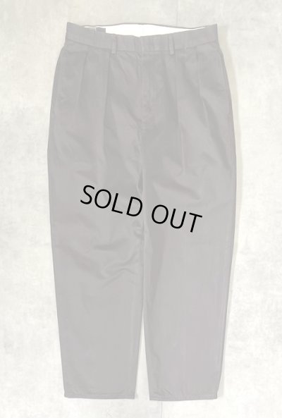 画像1: 90'S RALPH LAUREN ツープリーツ チノパンツ ブラック W33L30 (VINTAGE)