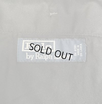 画像2: 90'S RALPH LAUREN ツープリーツ チノパンツ ブラック W40L30 (VINTAGE)