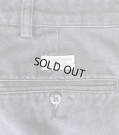 画像4: 90'S RALPH LAUREN "ANDREW PANT" ツープリーツ チノパンツ ブラック W36L30 (VINTAGE)