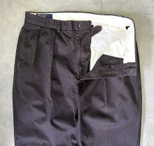 他の写真1: 90'S RALPH LAUREN ツープリーツ チノパンツ ブラック W33L30 (VINTAGE)
