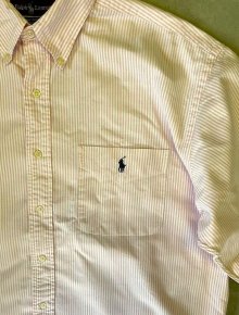他の写真2: 90'S RALPH LAUREN "BIG SHIRT" オックスフォード BDシャツ ストライプ (VINTAGE)