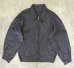 画像1: 50'S UNKNOWN チンスト付き バックプリーツ ドリズラージャケット CONMATICジップ チャコール (VINTAGE) (1)
