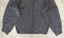 他の写真3: 50'S UNKNOWN チンスト付き バックプリーツ ドリズラージャケット CONMATICジップ チャコール (VINTAGE)