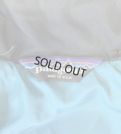 画像2: 80'S PATAGONIA 三角タグ ハーフジップ ナイロン アノラックジャケット ブラック USA製 (VINTAGE)