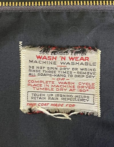 画像5: 60'S SIR RAIN by SIR JAC ドリズラージャケット ブラック TALONジップ (VINTAGE)