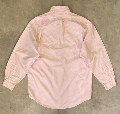 画像3: 90'S RALPH LAUREN "BIG SHIRT" オックスフォード BDシャツ ストライプ (VINTAGE)