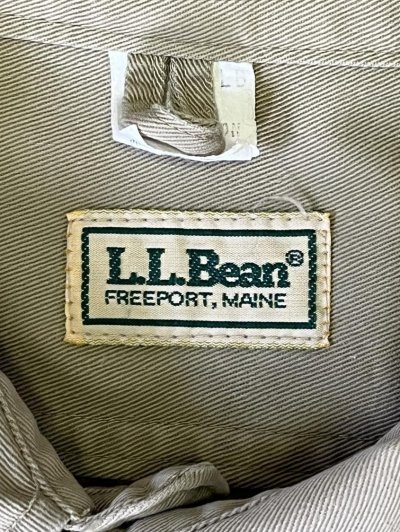 画像2: 90'S LL Bean サファリジャケット ベージュ USA製 (VINTAGE)