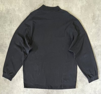 画像3: 90'S NIKE 白タグ モックネック 長袖 Tシャツ ブラック USA製 (VINTAGE)