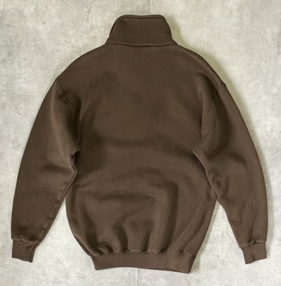 画像4: 90'S TULTEX ハーフジップ スウェットシャツ トープ/ベージュ (VINTAGE)