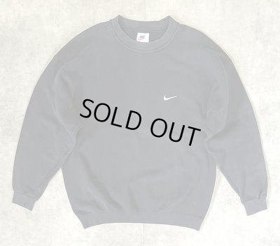画像1: 90'S NIKE 白タグ スウェットシャツ ブラック USA製 (VINTAGE)