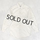 60'S LEE "CHETOPA" マチ付き 長袖 ワークシャツ ベージュ USA製 (VINTAGE)