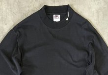 他の写真1: 90'S NIKE 白タグ モックネック 長袖 Tシャツ ブラック USA製 (VINTAGE)