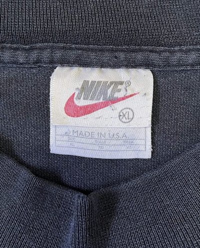画像2: 90'S NIKE 白タグ モックネック 長袖 Tシャツ ブラック USA製 (VINTAGE)