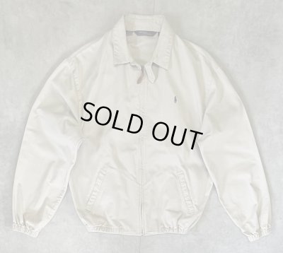 画像1: 80'S RALPH LAUREN 三角タグ チンスト付き ドリズラージャケット ベージュ USA製 (VINTAGE)