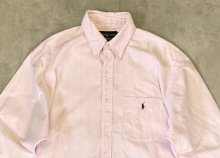 他の写真1: 90'S RALPH LAUREN "BIG SHIRT" オックスフォード BDシャツ ストライプ (VINTAGE)