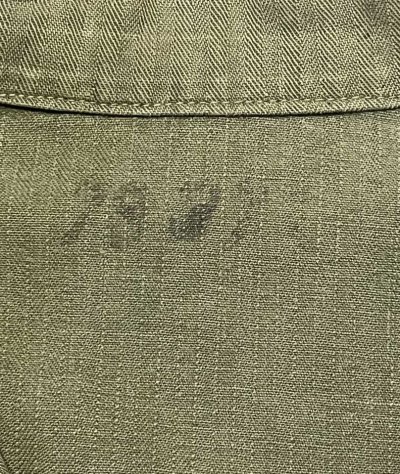 画像2: 40'S アメリカ軍 US ARMY "M-47" ヘリンボーンツイル ユーティリティシャツ (VINTAGE)