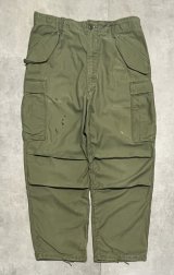60'S アメリカ軍 US ARMY M-65 フィールドパンツ SCOVILLアルミジップ  M-R (VINTAGE)