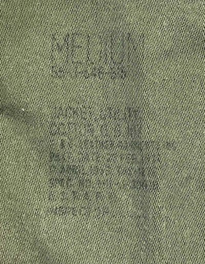 画像2: 50'S アメリカ軍 US ARMY "1st MODEL" OG107 コットンサテン ユーティリティシャツ (VINTAGE)