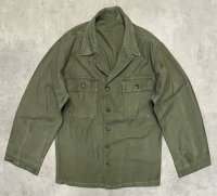 50'S アメリカ軍 US ARMY "1st MODEL" OG107 コットンサテン ユーティリティシャツ (VINTAGE)