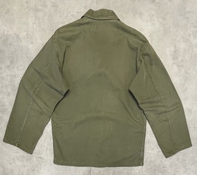 画像4: 40'S アメリカ軍 US ARMY "M-47" ヘリンボーンツイル ユーティリティシャツ (VINTAGE)