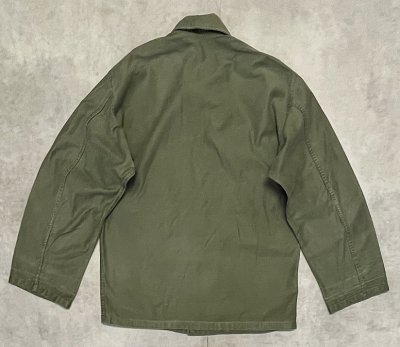 画像4: 50'S アメリカ軍 US ARMY "1st MODEL" OG107 コットンサテン ユーティリティシャツ (VINTAGE)