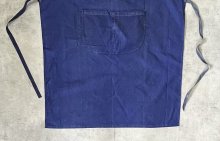 他の写真2: ユーロヴィンテージ コットンツイル ポケット付き エプロン ブルー (VINTAGE)