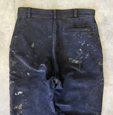 他の写真3: 50'S フレンチワーク モールスキン ワークパンツ フェードブラック (VINTAGE)