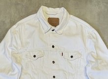 他の写真1: 90'S LEVIS "70503" スモールe 4thモデル デニムジャケット ホワイト ユーゴスラビア製 (VINTAGE)