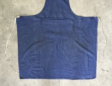 他の写真2: ユーロヴィンテージ リネン ポケット付き エプロン インディゴ (VINTAGE)