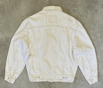 画像5: 90'S LEVIS "70503" スモールe 4thモデル デニムジャケット ホワイト チュニジア製 (VINTAGE)