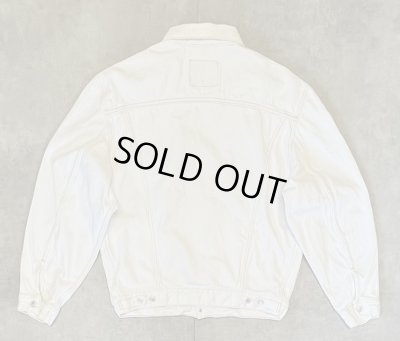 画像5: 90'S LEVIS "70503" スモールe 4thモデル デニムジャケット ホワイト チュニジア製 (VINTAGE)
