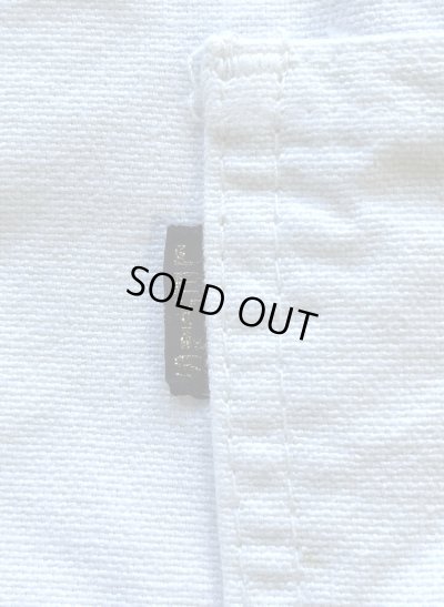 画像4: 70'S LEVIS "STA-PREST" 黒タブ BIG E ボタン裏1 ホップサック スタプレストパンツ ホワイト 42TALONジップ USA製 (VINTAGE)