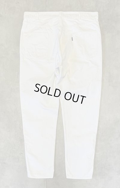 画像5: 70'S LEVIS "STA-PREST" 黒タブ BIG E ボタン裏1 ホップサック スタプレストパンツ ホワイト 42TALONジップ USA製 (VINTAGE)