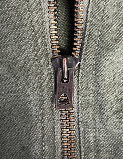 画像3: 50'S フランス軍 ベルト付き メカニックワークパンツ ECLAIRダブルジップ (VINTAGE)