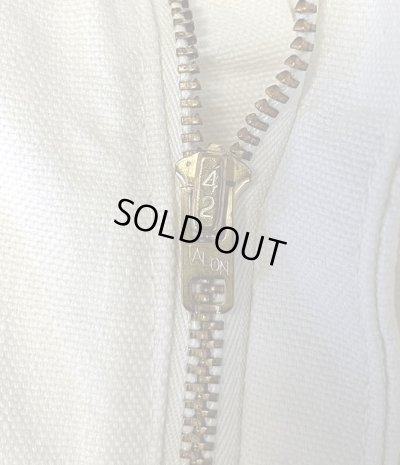 画像3: 70'S LEVIS "STA-PREST" 黒タブ BIG E ボタン裏1 ホップサック スタプレストパンツ ホワイト 42TALONジップ USA製 (VINTAGE)