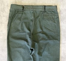 他の写真3: 50'S フランス軍 ベルト付き メカニックワークパンツ ECLAIRダブルジップ (VINTAGE)