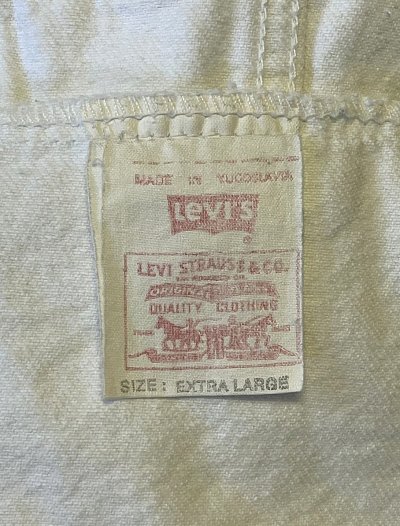 画像3: 90'S LEVIS "70503" スモールe 4thモデル デニムジャケット ホワイト ユーゴスラビア製 (VINTAGE)