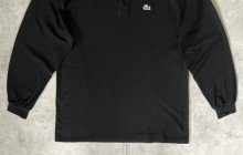 他の写真3: 80'S CHEMISE LACOSTE 長袖 ポロシャツ ブラック フランス製 (VINTAGE)