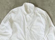 他の写真1: 50'S スウェーデン軍 マチ付き プルオーバーシャツ ホワイト (VINTAGE)