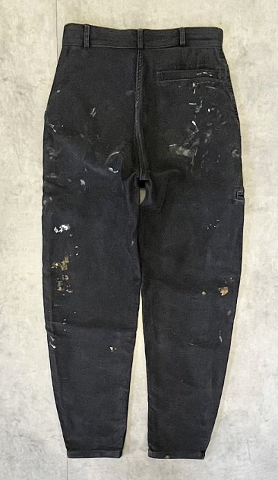画像3: 50'S フレンチワーク モールスキン ワークパンツ フェードブラック (VINTAGE)