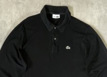 他の写真1: 80'S CHEMISE LACOSTE 長袖 ポロシャツ ブラック フランス製 (VINTAGE)