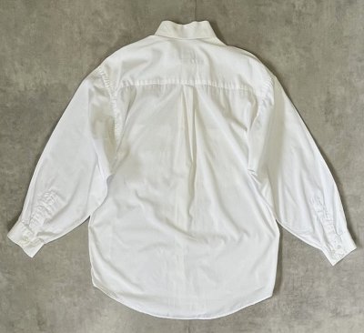 画像3: 80'S CHRISTIAN DIOR MONSIEUR ポプリンシャツ ホワイト (VINTAGE)