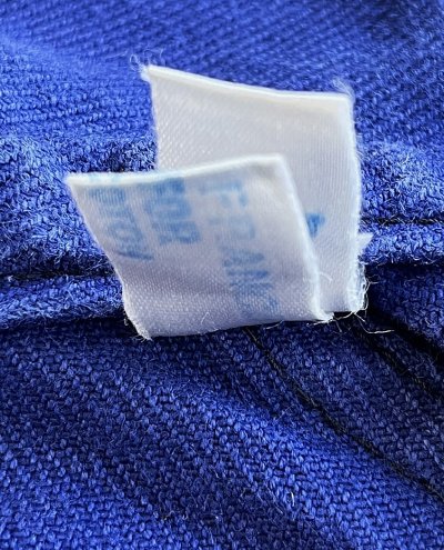 画像3: 80'S UNKNOWN フレンチワーク カバーオール インクブルー フランス製 (VINTAGE)