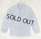 80'S UNKNOWN フレンチワーク カバーオール フェードブルー (VINTAGE)