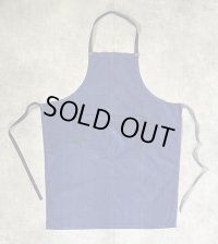 ユーロヴィンテージ コットンツイル ポケット付き エプロン ブルー (VINTAGE)