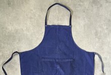 他の写真1: ユーロヴィンテージ コットンツイル ポケット付き エプロン ブルー (VINTAGE)