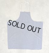 ユーロヴィンテージ リネン ポケット付き エプロン インディゴ (VINTAGE)