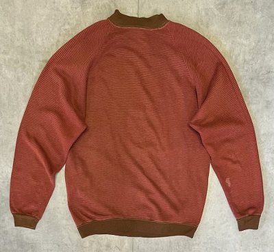 画像3: 70'S SPORTSWEAR ラグランスリーブ スウェットシャツ ボーダー柄 (VINTAGE)