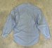 画像3: 90'S EDDIE BAUER 白タグ シャンブレー バンドカラーシャツ ブルー (VINTAGE) (3)