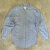 画像1: 90'S EDDIE BAUER 白タグ シャンブレー バンドカラーシャツ ブルー (VINTAGE) (1)